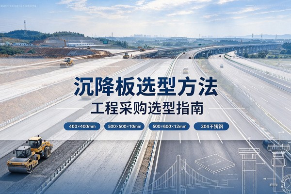 绥德沉降板选择方法