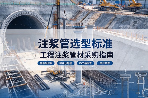 绥德注浆管选型标准