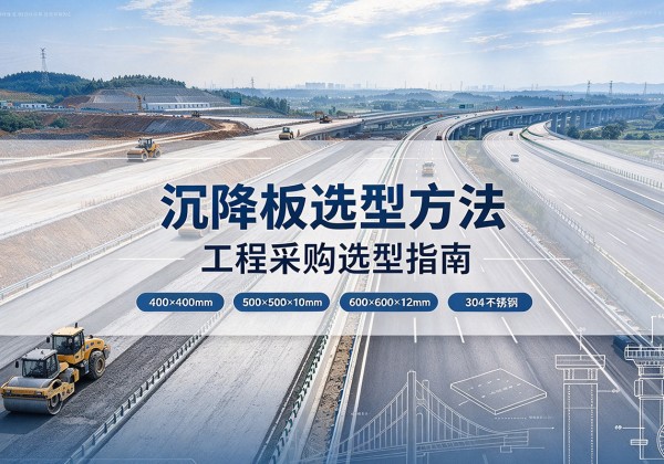 绥德沉降板选择方法