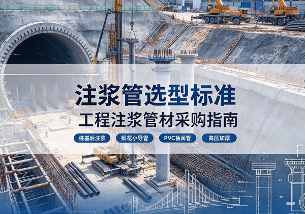 绥德注浆管选型标准